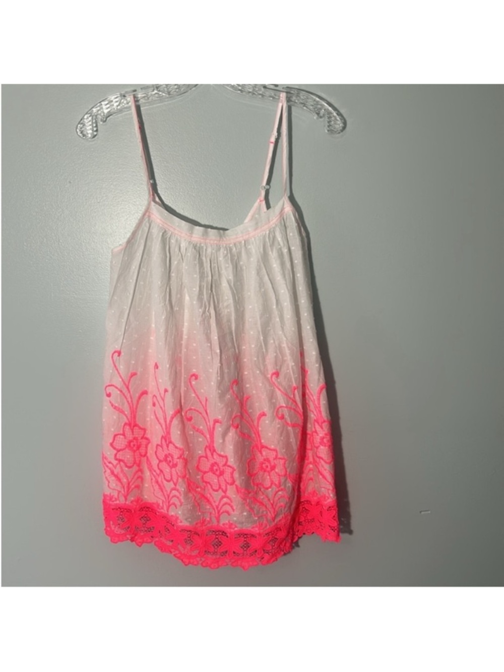 Free People XSmall Intimately Day Glow Shapeless Slip white combo 100% Cotton - Picture 2 of 10